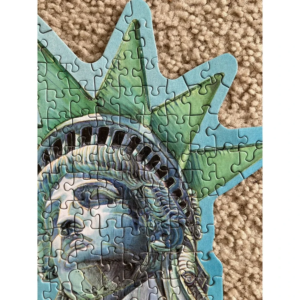 Statue of Liberty Shaped 1000 Piece Jigsaw Puzzle Made in the USA